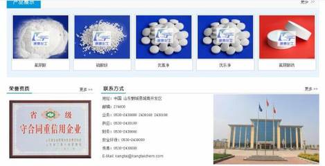 鄄城康*化工做網站展示型案例作品